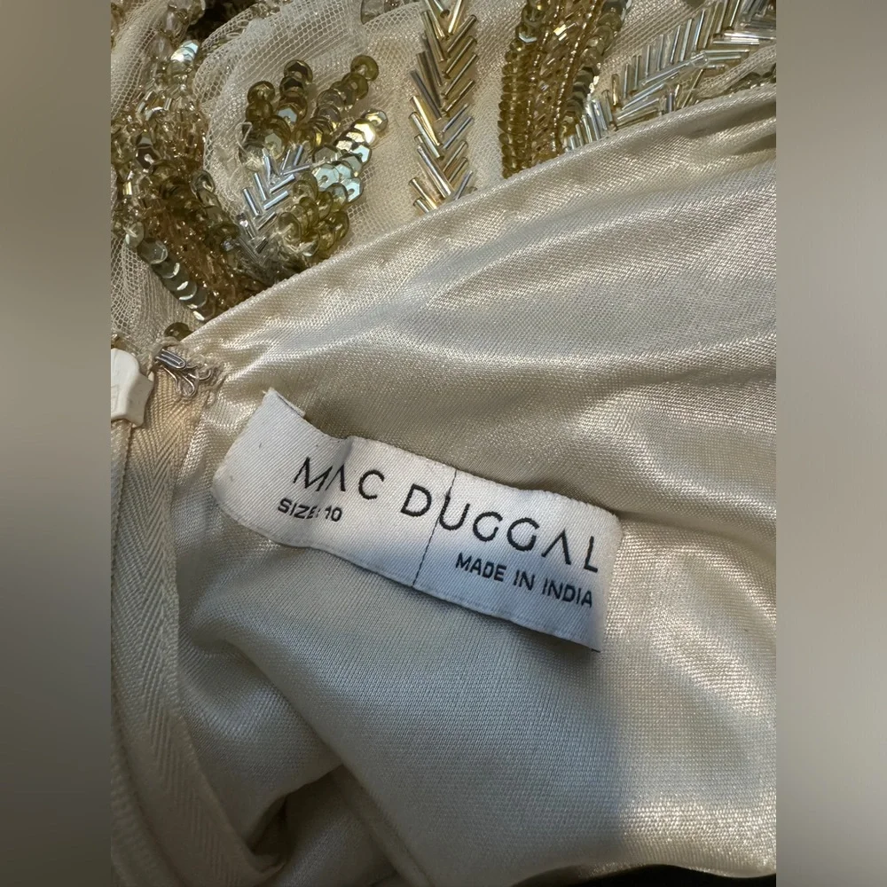 👗NWT! Mac Duggal Sequin & Bead Dress - Picture 5 of 16